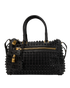 Studded Boston Bag, &pound;595, Handbags, Black, Leather, Front view